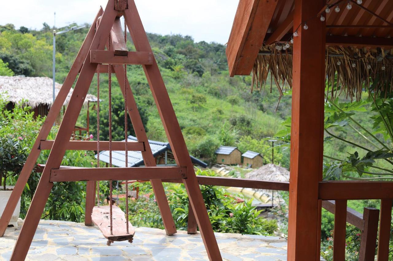 Apartmán Moc Chau Peachy Garden Exteriér fotografie