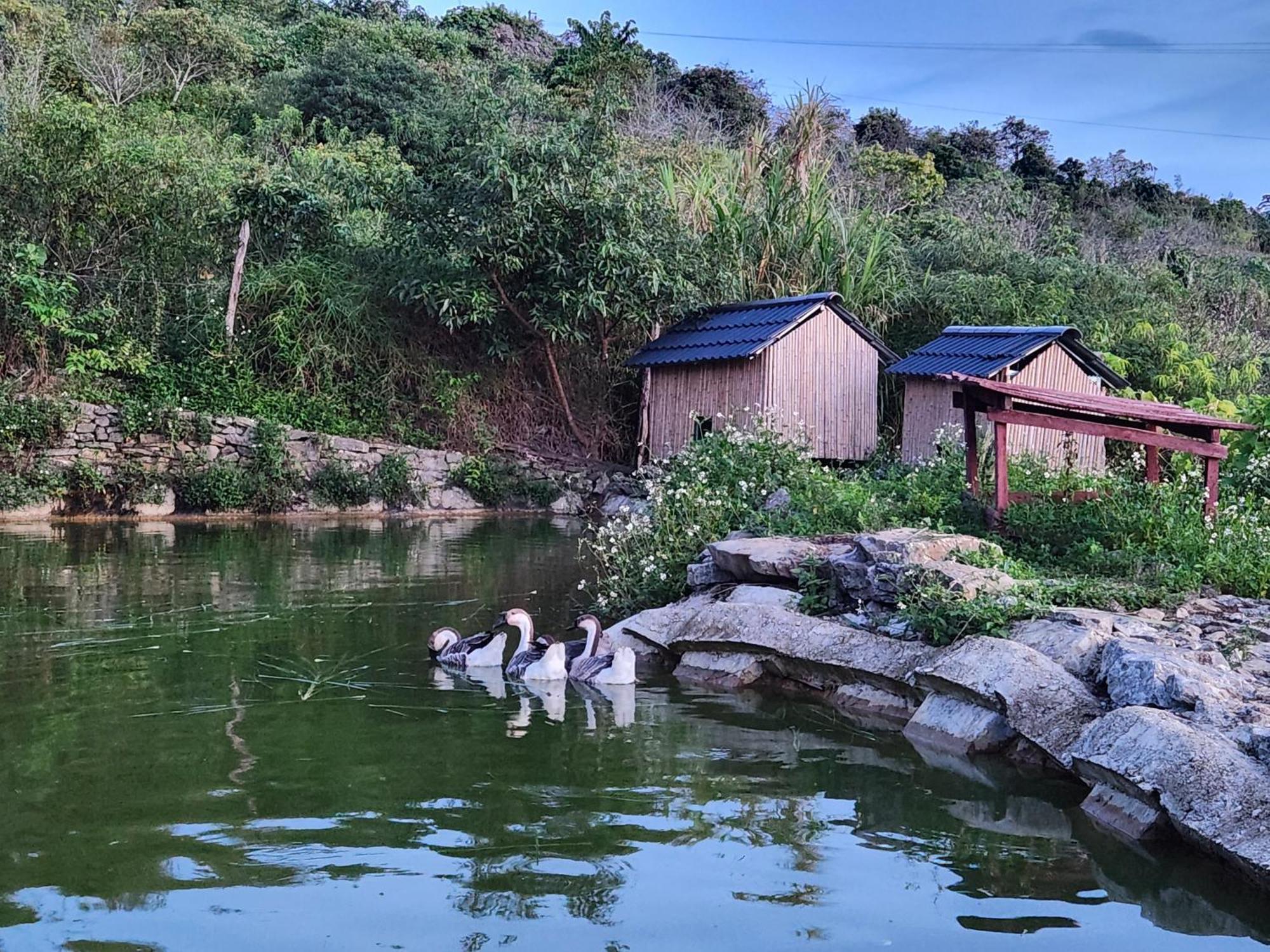 Apartmán Moc Chau Peachy Garden Exteriér fotografie
